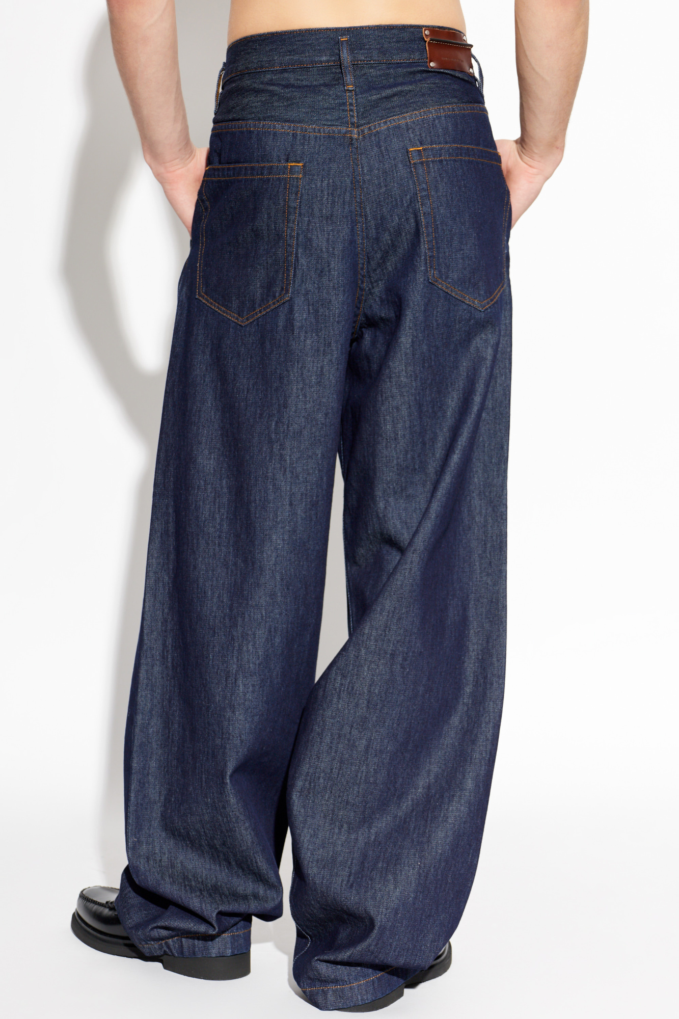 Navy blue Jeans 'Penning' Dries Van Noten - Vitkac Italy
